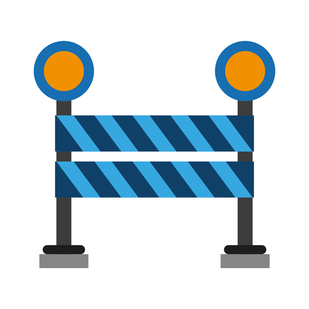 Construction barrier isolated icon vector illustration graphic designのイラスト素材