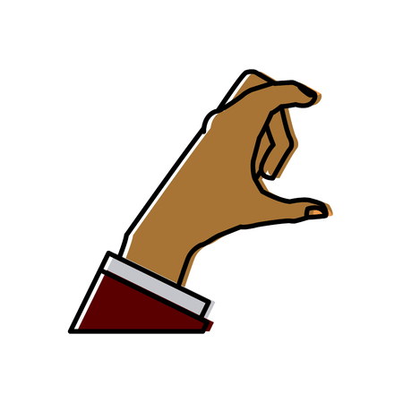 Hand holding something icon vector illustration graphic design.のイラスト素材