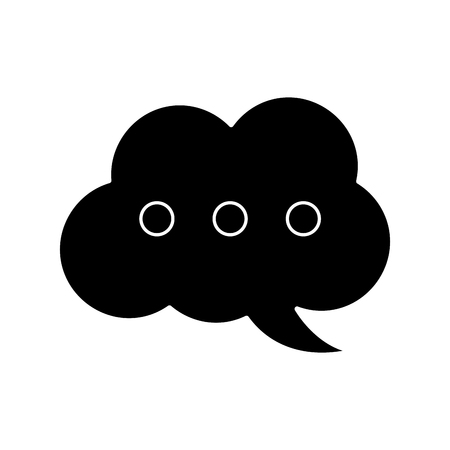 Chat bubble symbol icon vector illustration graphic designのイラスト素材