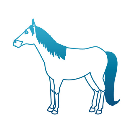 Horse Animal isolated icon vector illustration graphic designのイラスト素材