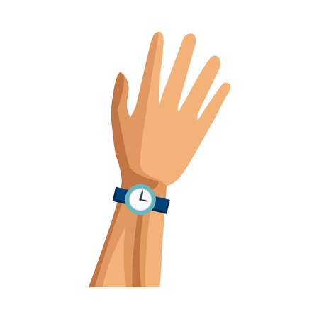 Hand with wristwatch icon vector illustration graphic designのイラスト素材
