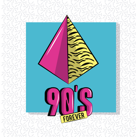 90s forever design icon vector illustration graphicのイラスト素材