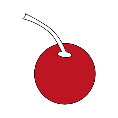 Cherry sweet fruit icon vector illustration graphic designのイラスト素材
