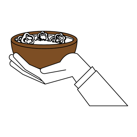 Delicious dish of soup icon vector illustration graphic designのイラスト素材