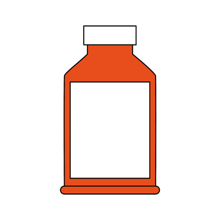 Medicine bottle symbol icon vector illustration graphic designのイラスト素材