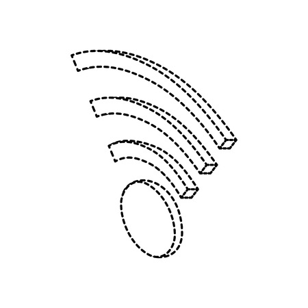 Wifi internet symbol icon vector illustration graphic designのイラスト素材