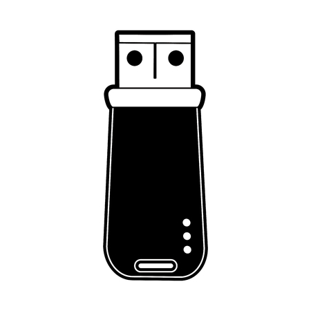 USB technology isolated icon. Vector illustration graphic design.のイラスト素材