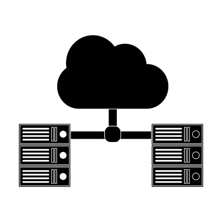 Cloud computing symbol icon vector illustration graphic designのイラスト素材