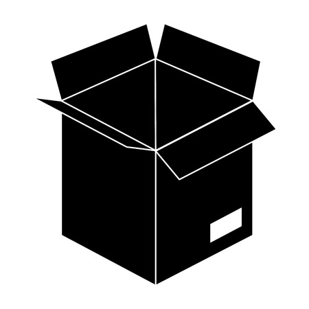Cardboard box open icon vector illustration graphic designのイラスト素材