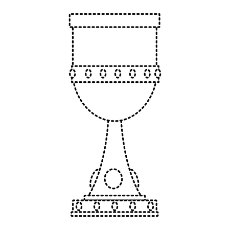 Jewerly chalice with diamonds icon vector illustration graphic designのイラスト素材