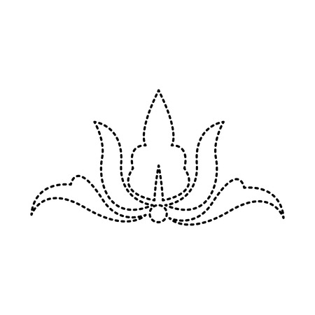 Flower heraldic symbol icon vector illustration graphic designのイラスト素材