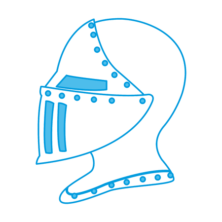 Medieval warrior helmet icon vector illustration graphic designのイラスト素材