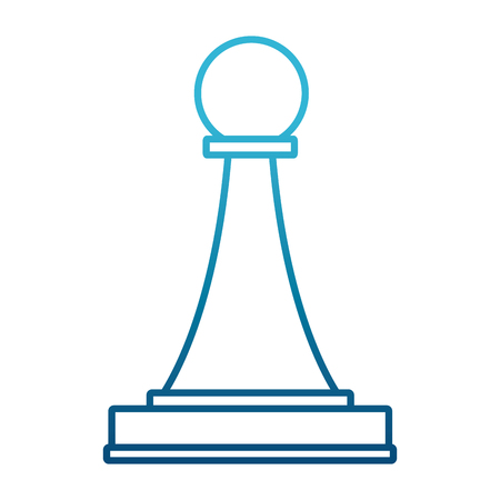 Chess piece symbol icon vector illustration graphic designのイラスト素材