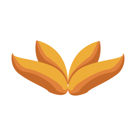 Flower heraldic symbol icon vector illustration graphic designのイラスト素材