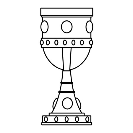 Jewerly chalice with diamonds icon vector illustration graphic designのイラスト素材