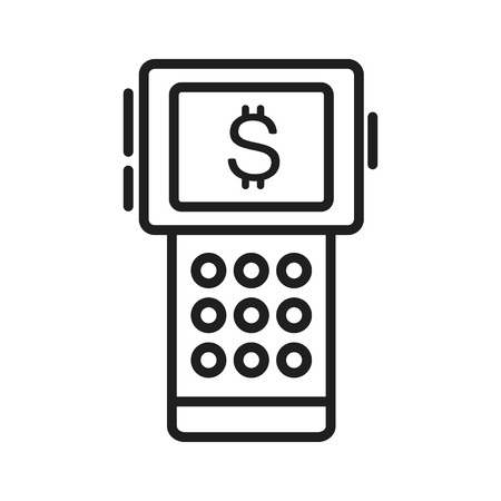 Dataphone electronic paymentのイラスト素材