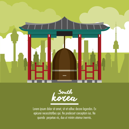 South korea infographic icon vector illustration graphic designのイラスト素材