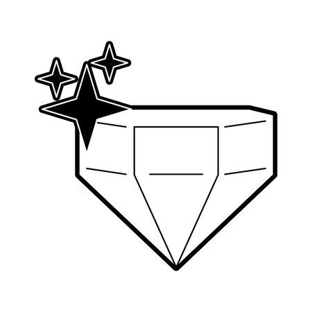 Diamond videogame element icon vector illustration graphic designのイラスト素材