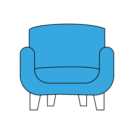 Armchair furniture isolated icon vector illustration graphic designのイラスト素材