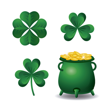 Patricks day elements icon vector illustration graphic designのイラスト素材