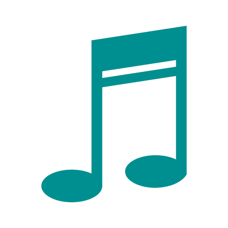 Music note symbol icon vector illustration graphic designのイラスト素材