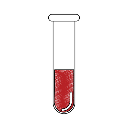 Chemistry tube isolated icon vector illustration graphic designのイラスト素材