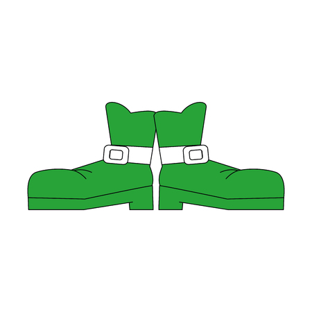 Elf boots symbol icon vector illustration graphic designのイラスト素材