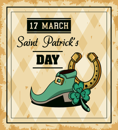 St patricks day card icon vector illustration graphic designのイラスト素材