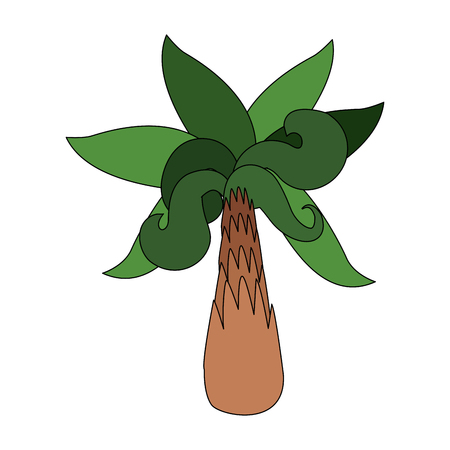 Palm tree symbol icon vector illustration graphic designのイラスト素材