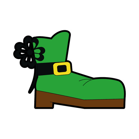 Elf boot symbol icon vector illustration graphic designのイラスト素材