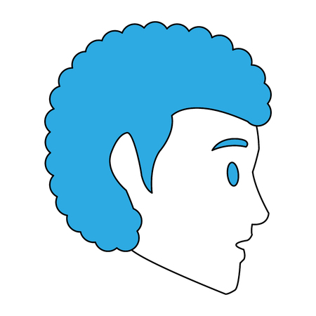 Man head cartoon vector illustration graphic designのイラスト素材