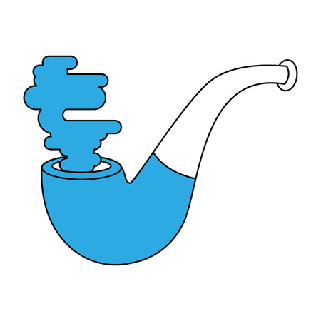 Tobacco pipe isolated vector illustration graphic designのイラスト素材