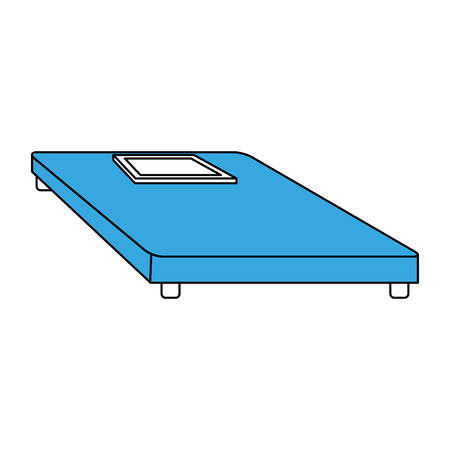 Spa massage bed vector illustration graphic designのイラスト素材