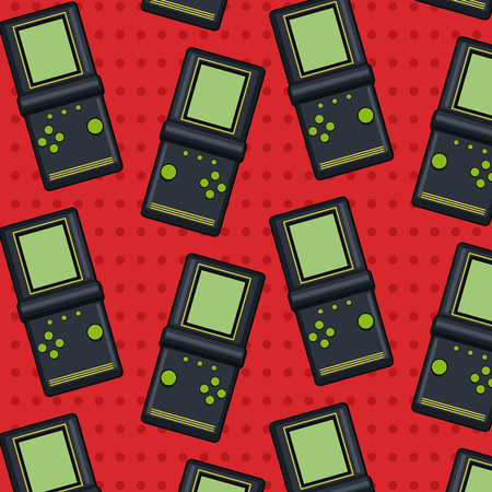 Pop art tetris pattern background vector illustration graphic designのイラスト素材