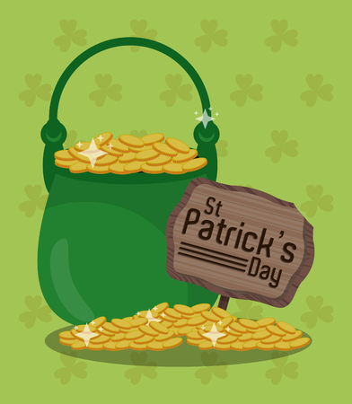 Saint patricks day vector illustration graphic designのイラスト素材