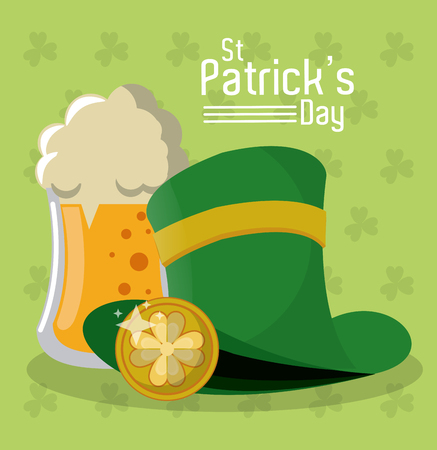 Saint patricks day vector illustration graphic designのイラスト素材