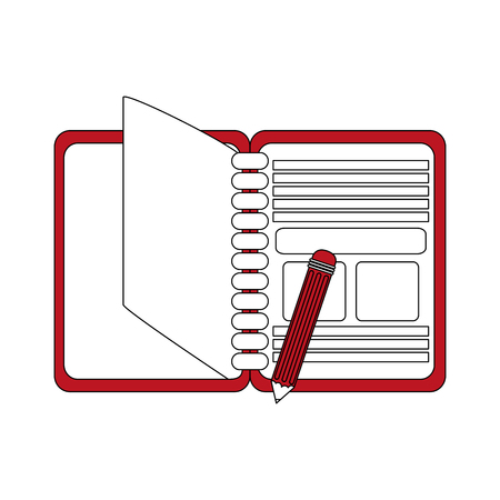 Book open symbol vector illustration graphic designのイラスト素材