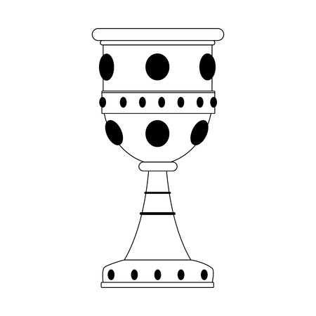 Medieval luxury chalice vector illustration graphic designのイラスト素材