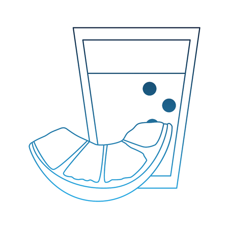 Tequila cup and lemon vector illustration graphic designのイラスト素材