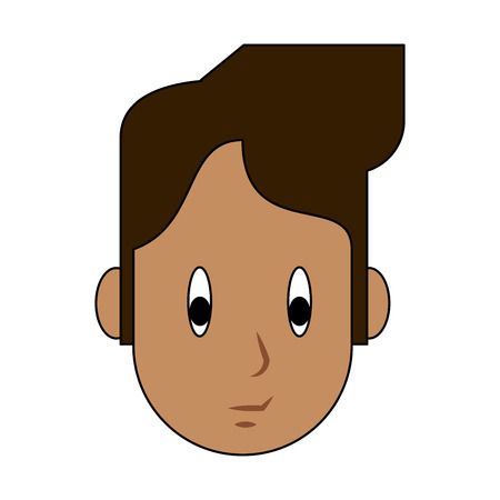Young man cartoon vector illustration graphic designのイラスト素材
