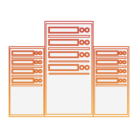 Server database technology vector illustration graphic designのイラスト素材
