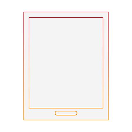 Tablet mobile technology vector illustration graphic designのイラスト素材