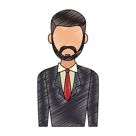 Businessman cartoon isolated illustration graphic designのイラスト素材
