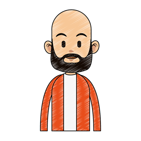 Young man cartoon icon vector illustration graphic designのイラスト素材