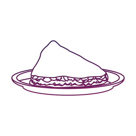 Quesadiilas mexican food vector illustration graphic designのイラスト素材