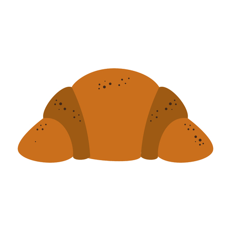 Croissant fresh bread vector illustration graphic design.のイラスト素材