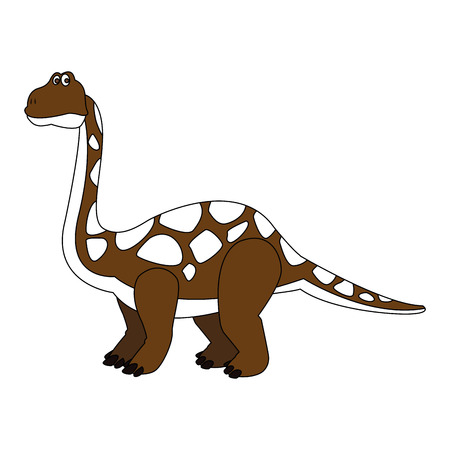Big dinosaur cartoon vector illustration graphic designのイラスト素材