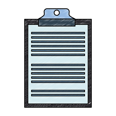 Documents on board vector illustration graphic designのイラスト素材