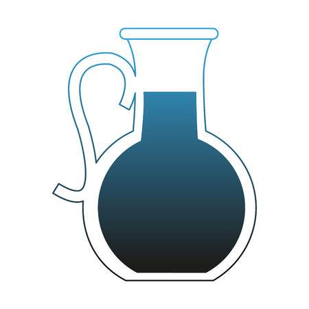 Drink on glass jar vector illustration graphic designのイラスト素材