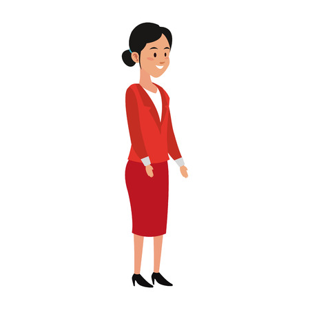 Executive business woman cartoon vector illustration graphic designのイラスト素材